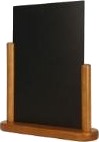 Tavle Securit 23X20x6 Cm Med Ramme Massivt Træ,6 Stk/Krt