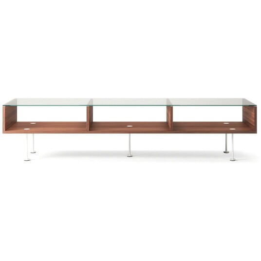 Decotique Vogue Salongbord 45x165 cm Valnøtt / Hvit