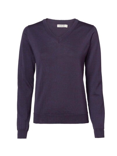 Chevalier Blaise V Neck Merino Pullover Women Fig 36W 36