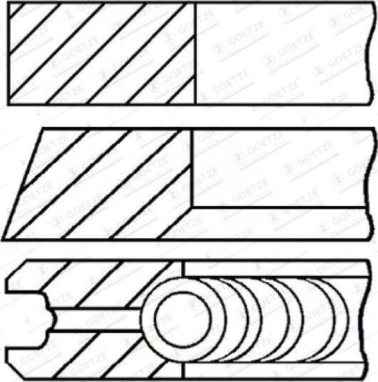 Stempelringsett GOETZE ENGINE 08-444100-00 Stempelringsett GOETZE ENGINE 08-444100-00