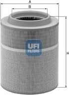 UFI 27.626.00 Luftfilter