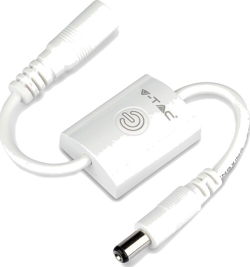Touch sensor til LED strips 12V Max 24W dimbar hvit IP20 Jack stikk tilkobling