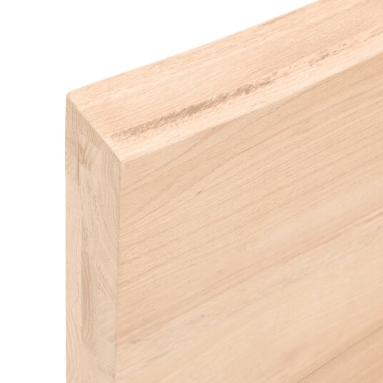  Bordplate 100x60x2 cm ubehandlet heltre eik 3156305