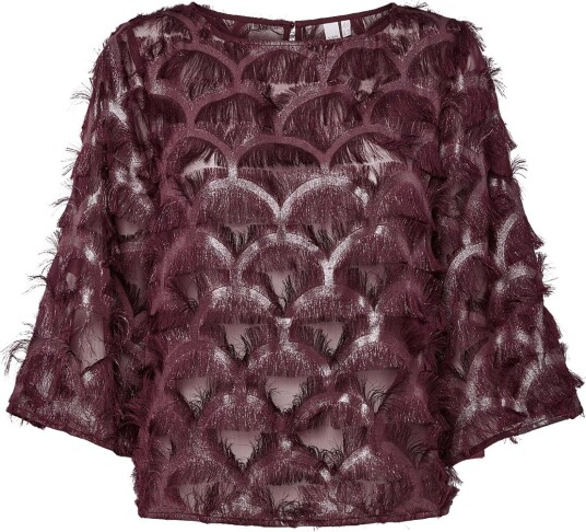YAS Yaspazilla 3/4 Top   Show   Burgundy   36