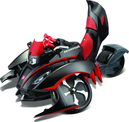 Maisto Street Troopers Scorpion RC Motorsykkel 27MHz Svart/Rød 8+ År