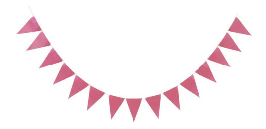 Party Banner 3,6 meter - Rosa