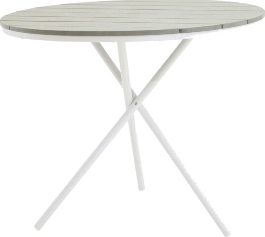 Venture Home Parma cafebord Ø90cm grå, hvit. 1631618-08-31 1557106-01-0