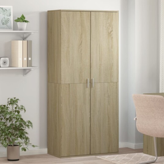 Skoskap sonoma eik 80x39x178 cm sponplate Skoskap sonoma eik 80x39x178 cm sponplate