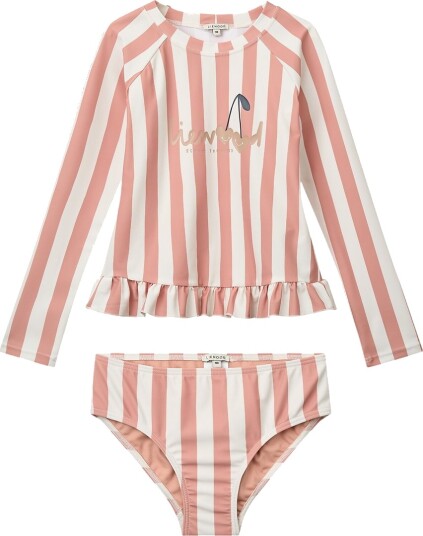 Liewood Dagny Stripe Swim Set Pink 98