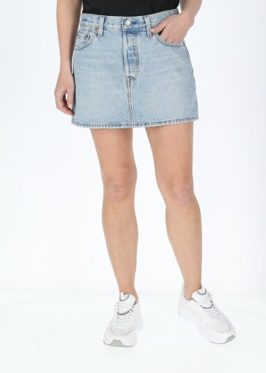 Levi's® Icon Skirt Front And Center Z8678 Ligh 28 Kjoler Og Skjørt