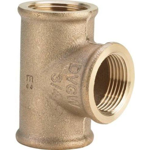 Viega Rødgods T-stykke 3/4" Vannfittings for Bruksvann