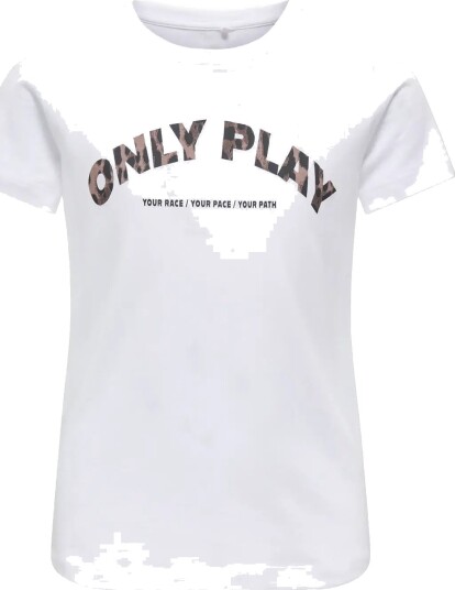 Only Play Onpmeleo On Ss Reg Jrs Tee Girls White 122 128