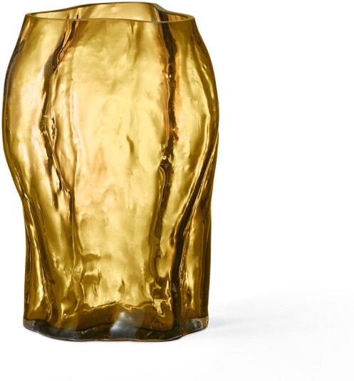 New Works Blaehr Vase Small Amber Vaser Linnea Ek Blæhr Oransje