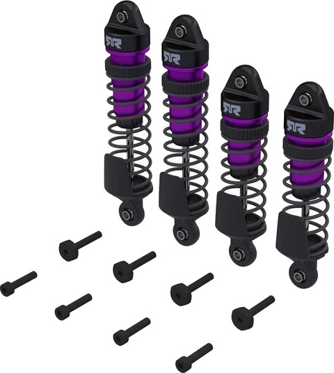 Arrma ARA-2762 Shock Set F/R 700cSt Oil Purple Mini 4 Arrma ARA-2762 Shock Set F/R 700cSt Oil Purple Mini 4
