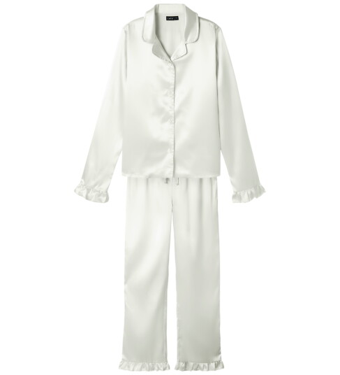 LMTD Nlfnightys Pyjamas Set White 158-164