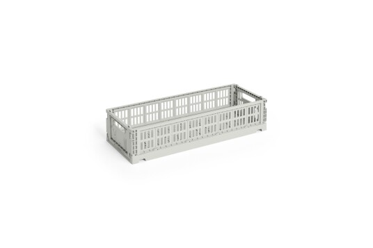 Hay Colour Crate Mini Oblong Oppbevaring Grey Hay Colour Crate Mini Oblong Oppbevaring Grey