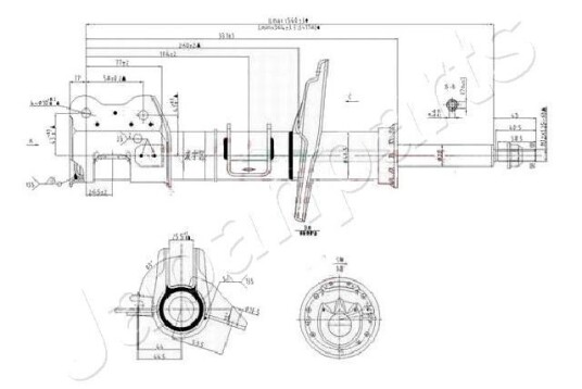 Støtdemper JAPANPARTS MM-00158