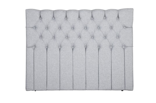 Venture Design Särna sengegavl Lysegrå 180 x 125 cm Grå