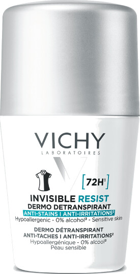 Vichy Invisible Protect 72H Anti-Stain Roll-On 50 ml Vichy Invisible Protect 72H Anti-Stain Roll-On 50 ml
