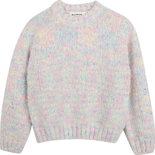 Billieblush Genser   Strikk   Flerfarget   Billieblush   5 år (110)   Genser Blå Gul Hvit Lilla Rosa