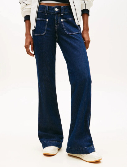 Tommy Jeans Sia Lw Bootcut Sailor Bj6058 Navy 31 x 30