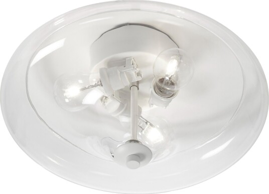 Heby Taklampe  Diameter 36 Cm  Klart Glass
