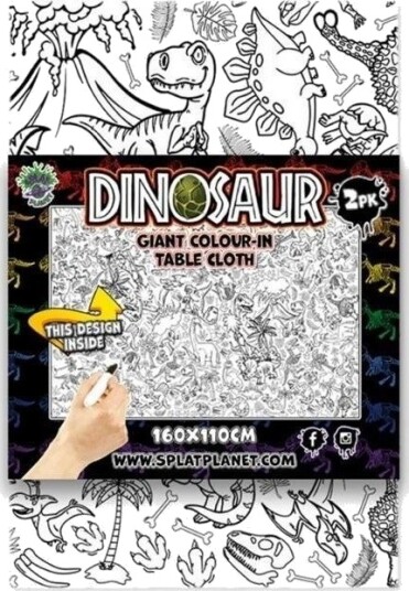 Dinosaur Duk 2-Pk Til Å Male
