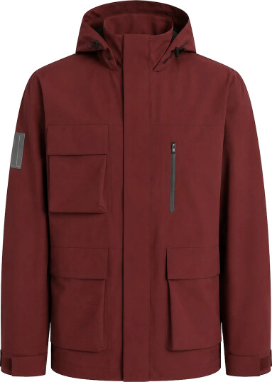 Planet Nusa Blizzard1 Shell Jacket Burgundy M/L