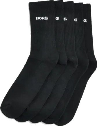 Björn Borg Essential Crew Sock 5p Sokker Svart
