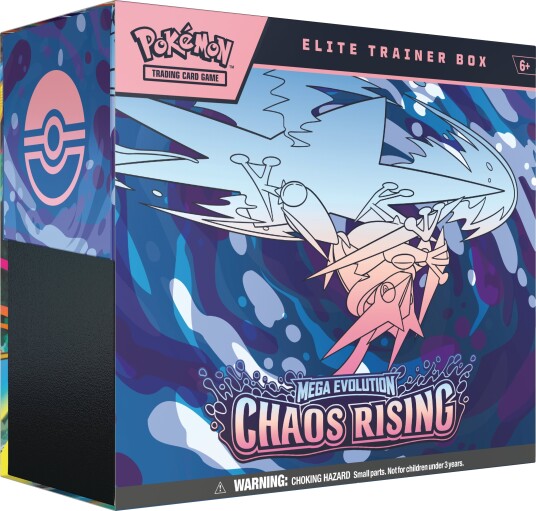 Pokémon Mega Evolution Chaos Rising Elite Trainer Box for Barnespill Pokémon Mega Evolution Chaos Rising Elite Trainer Box for Barnespill