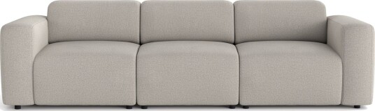 Torvasen 3 seters sofa i stoff Lys grå
