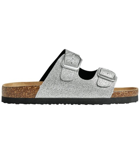 Name It Sandaler NkfFlora Sølv/Glitter Name It 28 Sandals Grå Metallic