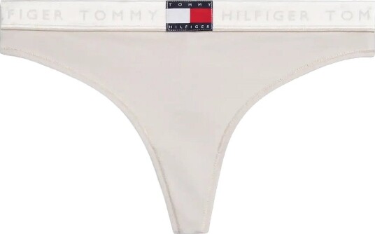 Tommy Hilfiger Shine Wb Thong (Ext.sizes) CASHMERE CREME XS Tommy Hilfiger Shine Wb Thong (Ext.sizes) CASHMERE CREME XS