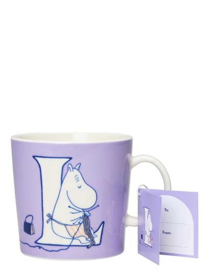 Arabia Moomin Mug 04L Abc L Purple Arabia PURPLE 0.4 l