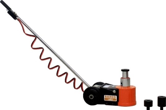 Bahco Pneumatisk Hydraulisk Jekk På Hjul Maks 224 Mm/30T Maks 292 Mm/15T 2 Adaptere 45 Mm Og 75 Mm