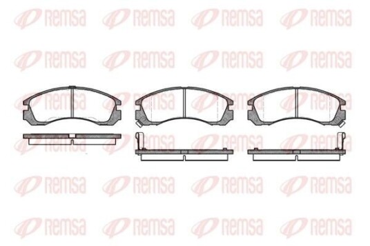 Bremseklosser REMSA 0354.02