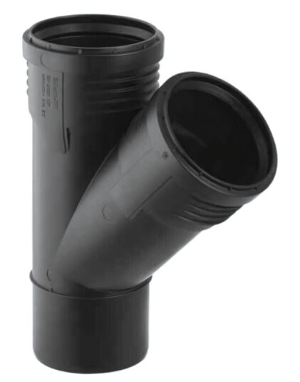 Geberit Silent PP Grenrør 75x50mm 45° for Lydisolering