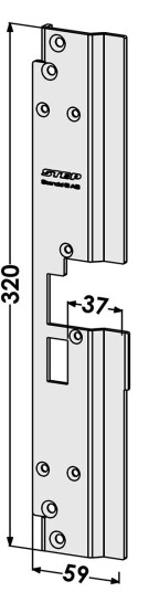 Step St199 a Stolpe For Schüco ADS 75 HD Venstre