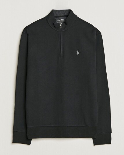 Polo Ralph Lauren Double Knit Half-Zip Sweater Polo Black