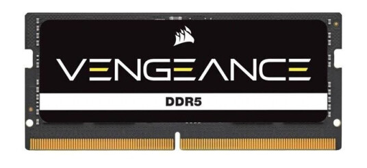 Corsair Vengeance 16GB DDR5-5200 SODIMM RAM - Svart - CL44 Corsair Vengeance 16GB DDR5-5200 SODIMM RAM - Svart - CL44