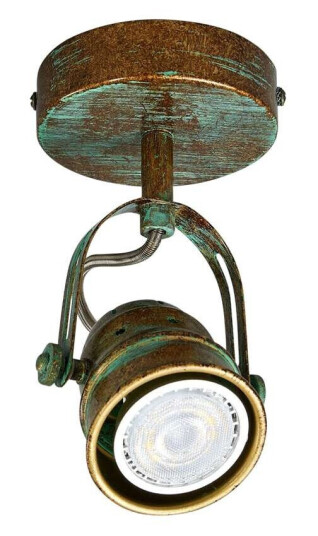Lindby Leonor - LED-spot med patina