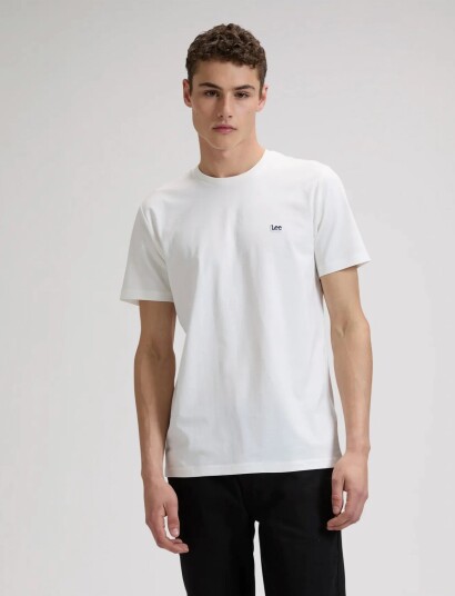 Lee Jeans Ss Patch Logo Tee Cream XXXL x 00