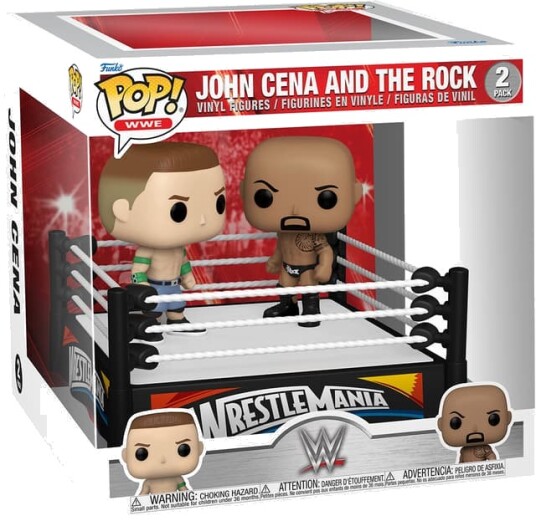 Funko WWE actionfigur set John Cena And The Rock