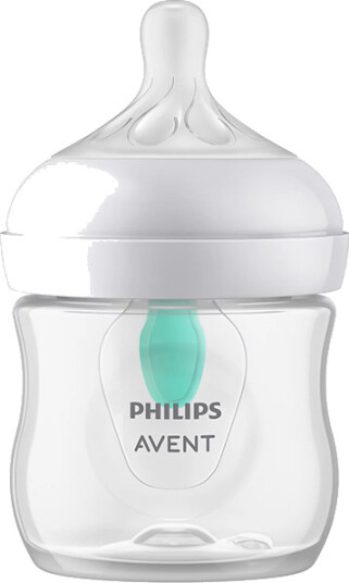 Philips Avent Natural Response Tåteflaske 125 ml med AirFree-ventil Transparent Philips Avent Natural Response Tåteflaske 125 ml med AirFree-ventil Transparent