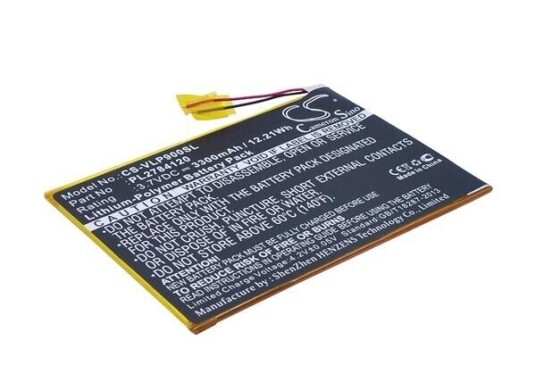 Visual Land Prestige Elite 9Q 9-inch batteri (3300 mAh 3.7 V)