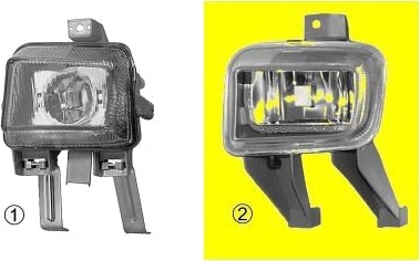 VAN WEZEL 3735997 Tåkelyskaster
