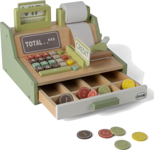 Dantoy Kassaapparat Wooden In Gift Box
