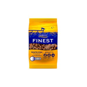 Fish4Dogs Hundefor Finest Hvit Fisk Store Biter 75 Gram Prøvepose