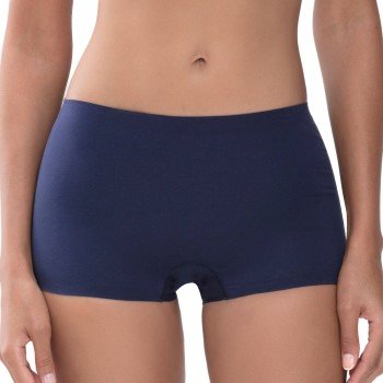 Mey Truser Natural Second Me Shorts Midnattsblå bomull X-Small Dame Mey Truser Natural Second Me Shorts Midnattsblå bomull X-Small Dame