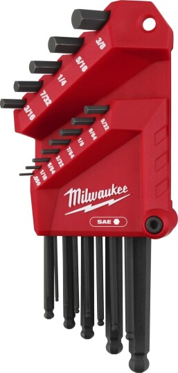 Milwaukee 4932493615 Sekskantnøkkelsett 13 Deler Håndverktøy